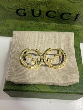Gucci Blondie Hoop Earrings GG